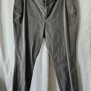 Men's Charcoal Gray Casual Pants - Classic Straight Fit